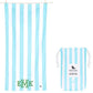 Dock and Bay Towel (Light Blue)