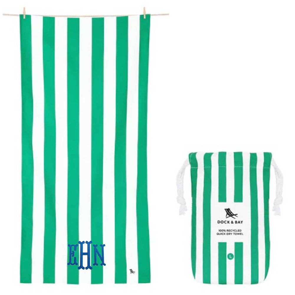 Dock and Bay Towel (Green)