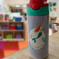 Custom Water Bottle with Pop-up Straw and Handle, Stainless Steel Insulated Sippy Cups