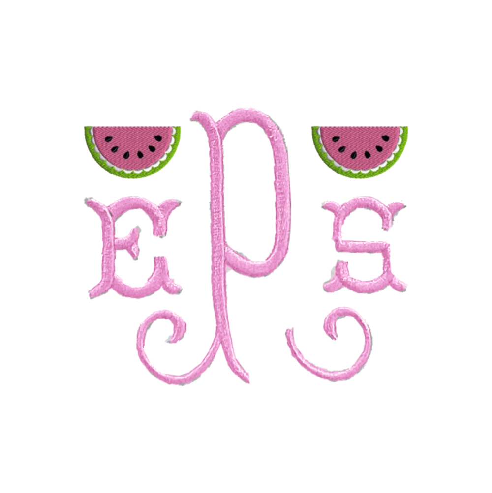 Watermelon Embroidery Design