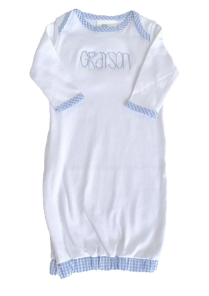 Custom Embroidered Gown