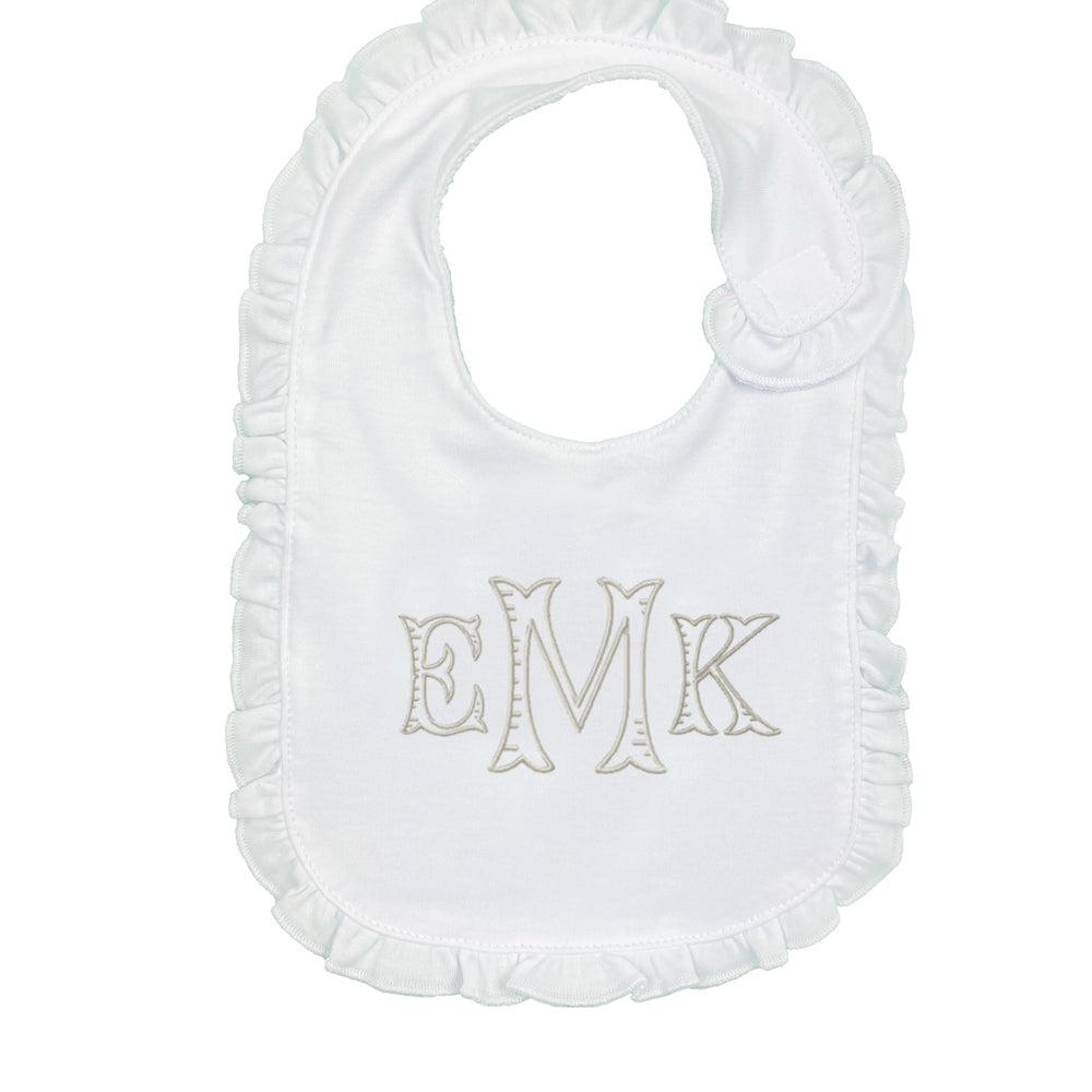 Embroidered Fishtail Bib