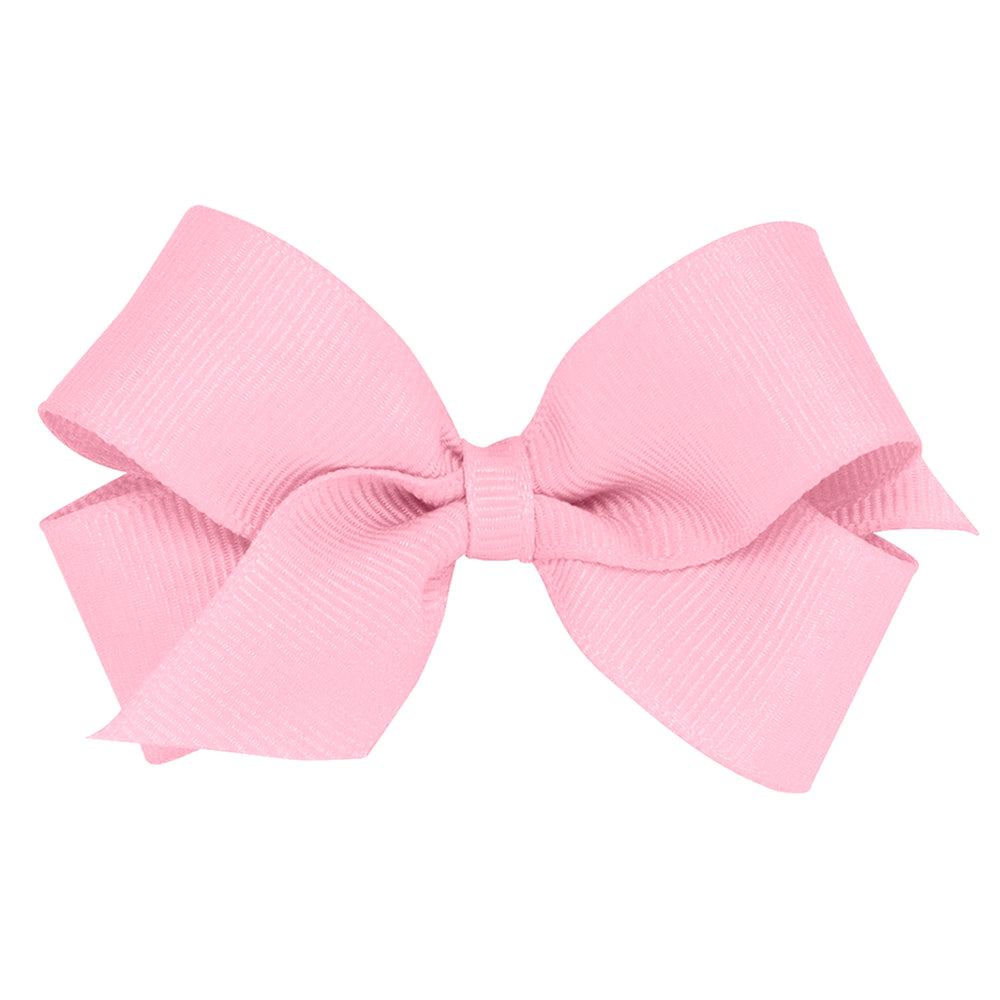 Wee Ones Mini Grosgain Bow - Pearl Pink