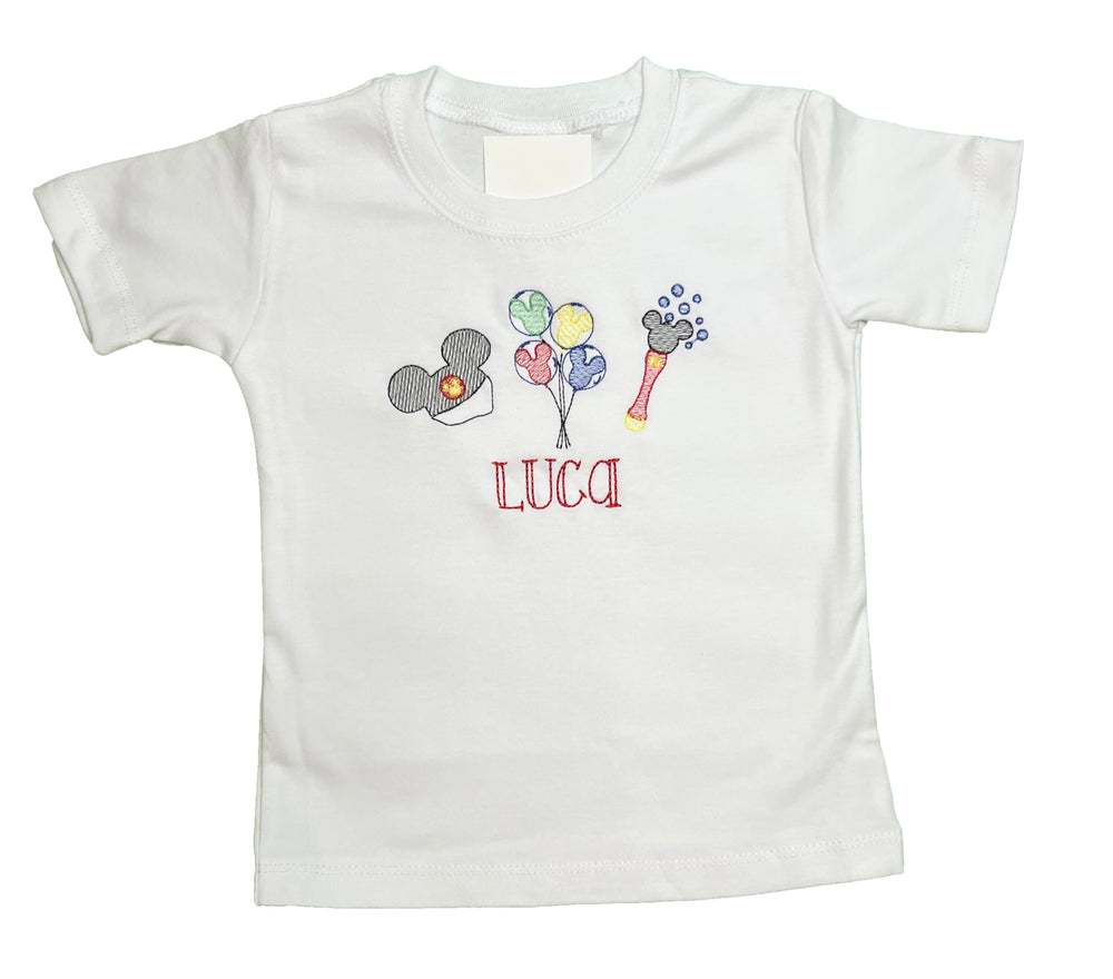 Embroidered Disney Trio Shirt