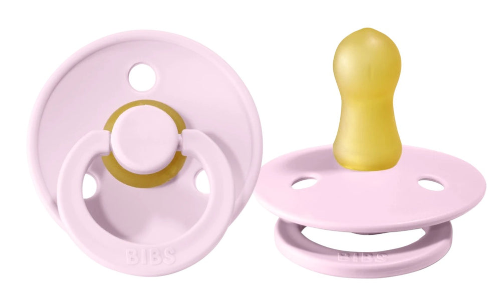 Bibs Pacifier 2 Pack - Baby Pink