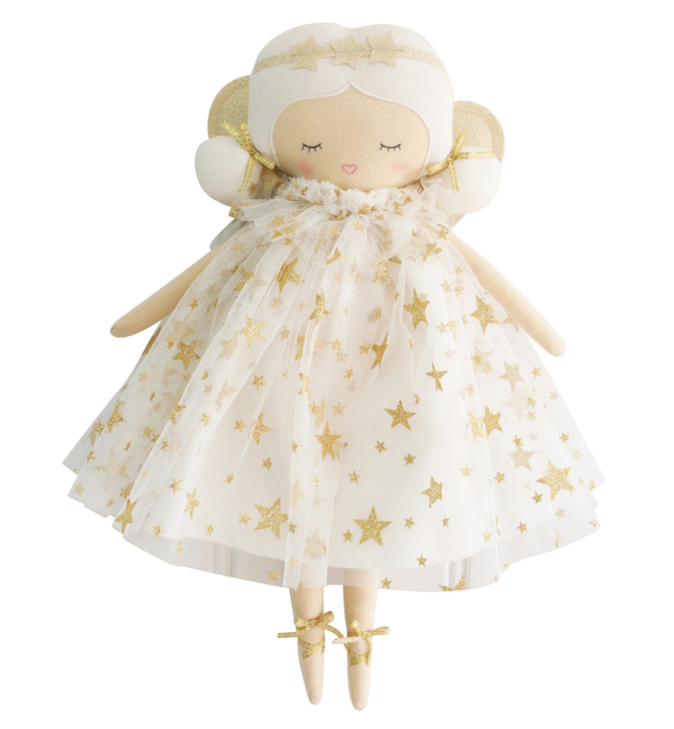 Willow Fairy Doll Ivory Gold Star