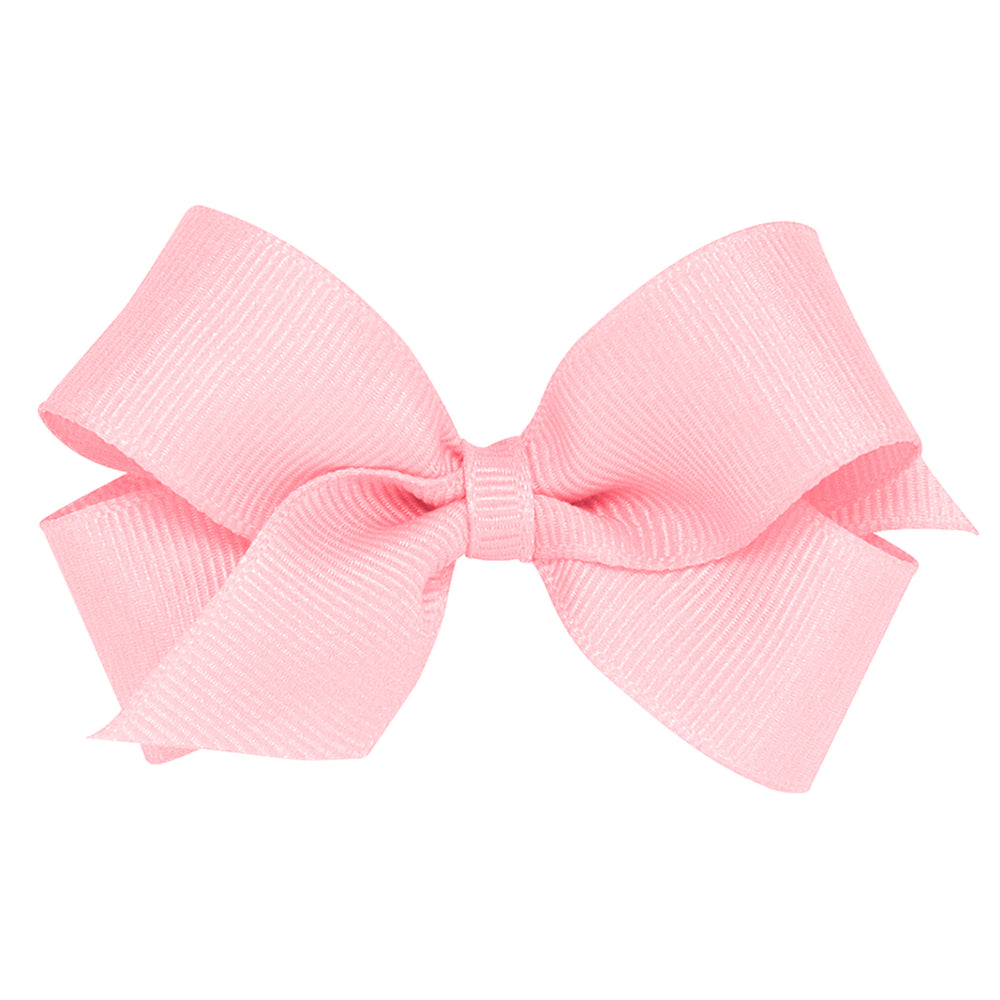 Mini Grosgain Bow - Light Pink