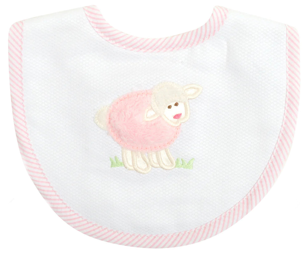 Pink Little Lamb Bib