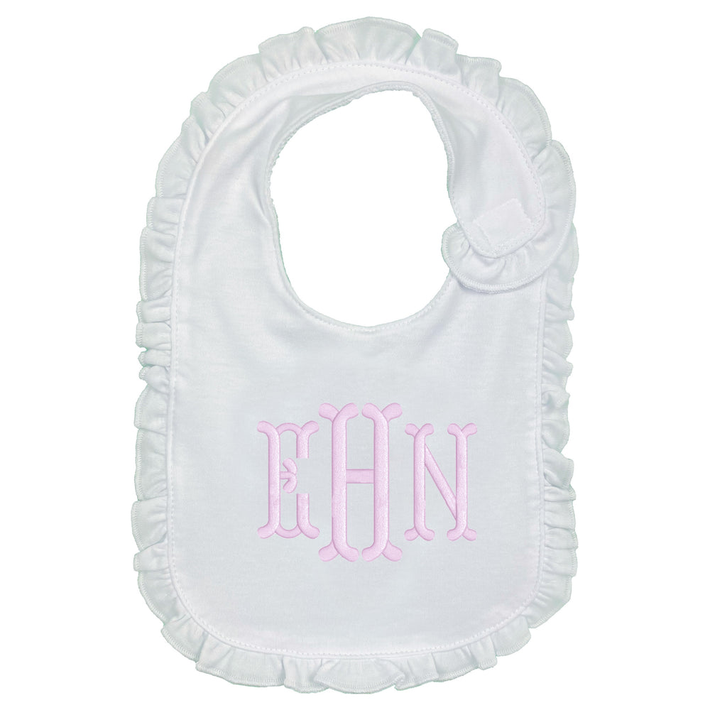 Embroidered Fishtail Bib