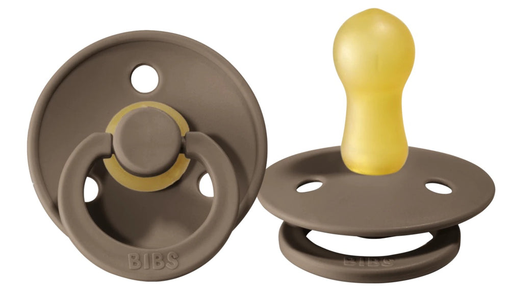 Bibs Pacifier 2 Pack - Dark Oak