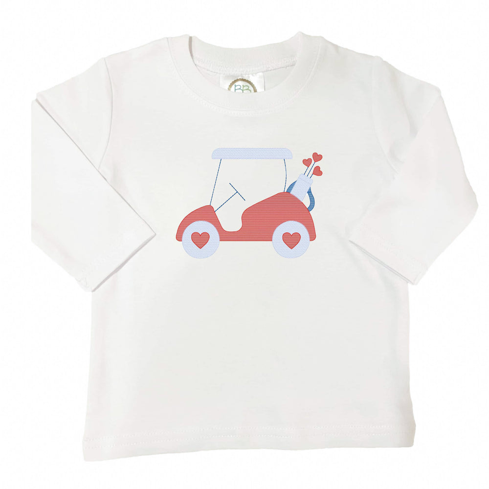 Golf Cart Valentine Shirt