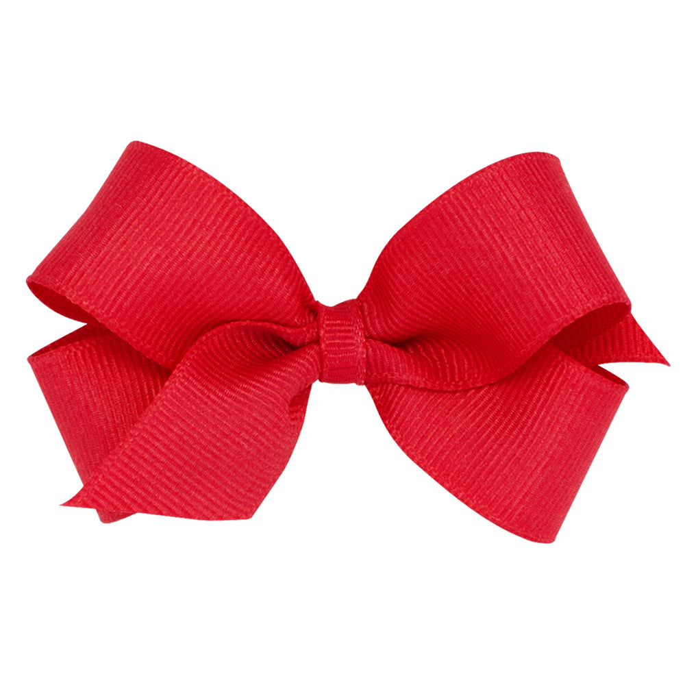 Mini Grosgain Bow - Red