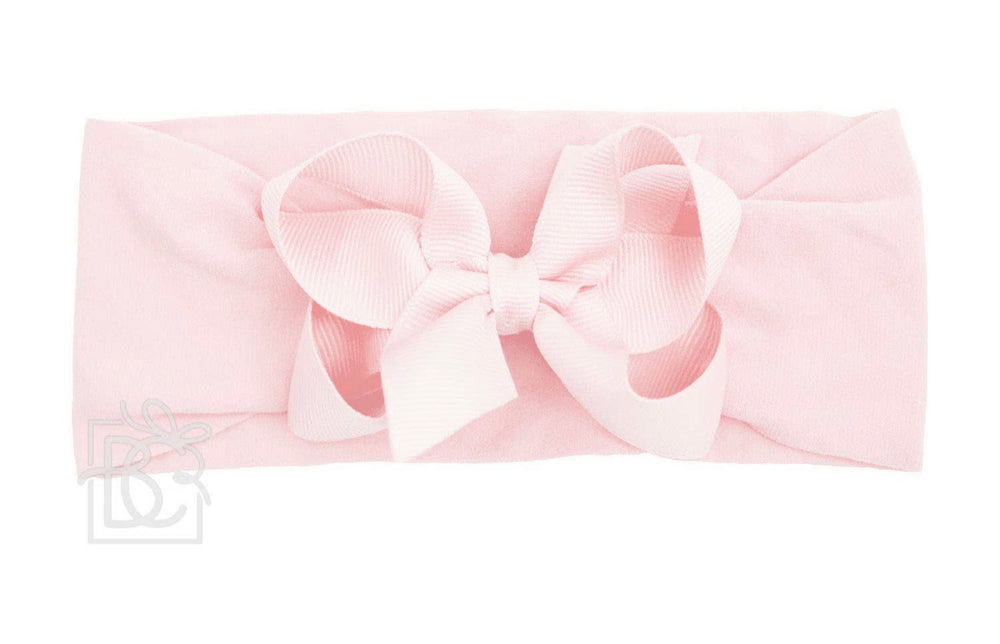 Medium Bow Headband - Light Pink