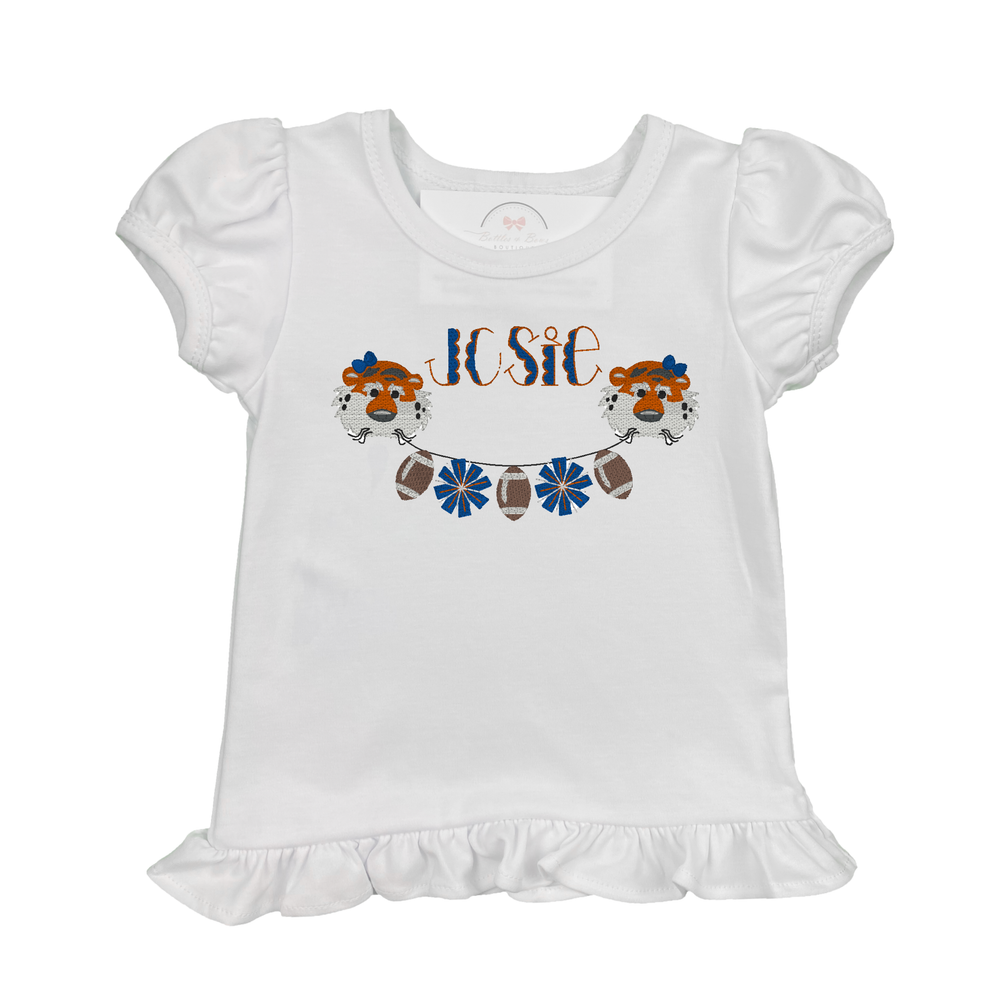 Tiger Football Embroidered Shirt