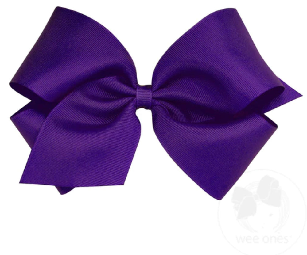 King Grosgrain Hairbow - Purple