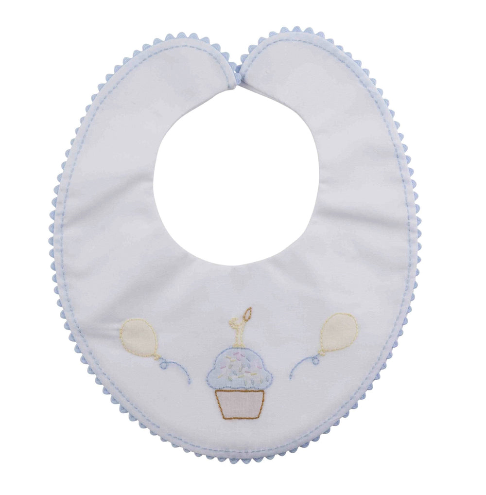 Blue Birthday Bib