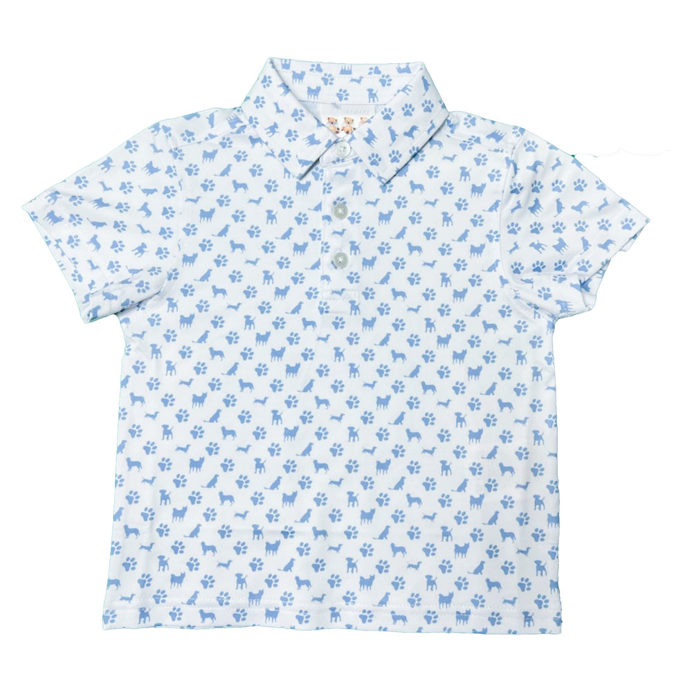 Puppy Printed Collared Shirt