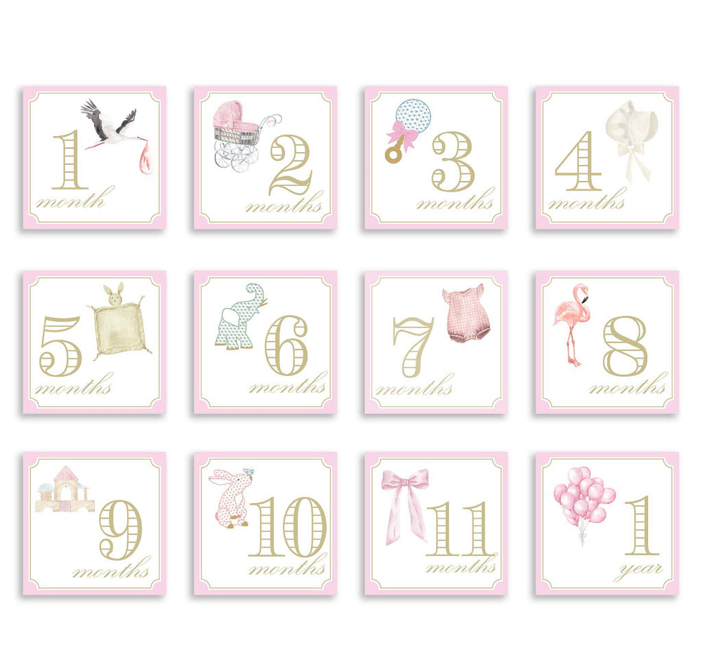 Milestone Cards - Girl