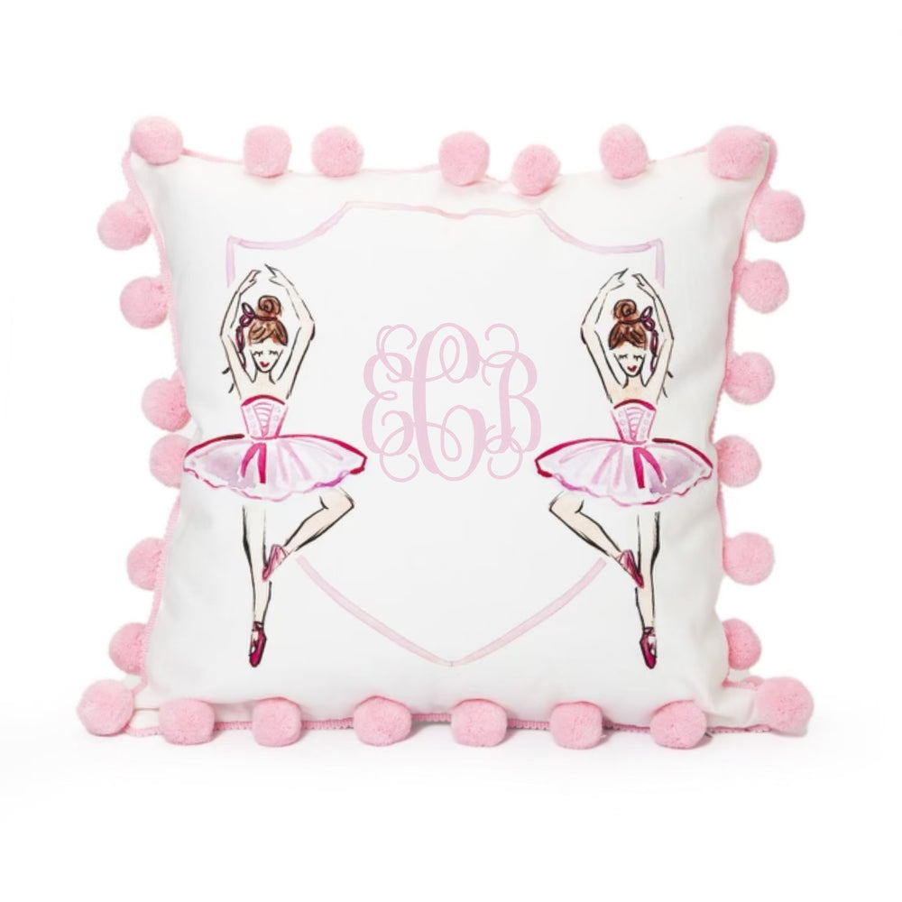 Ballerina Pillow - Brown Hair