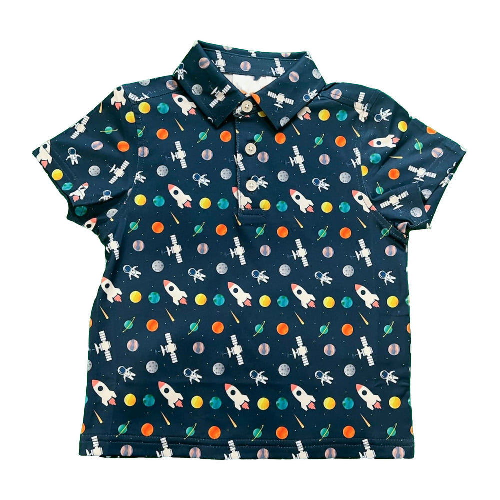 All Things Space Collared Shirt